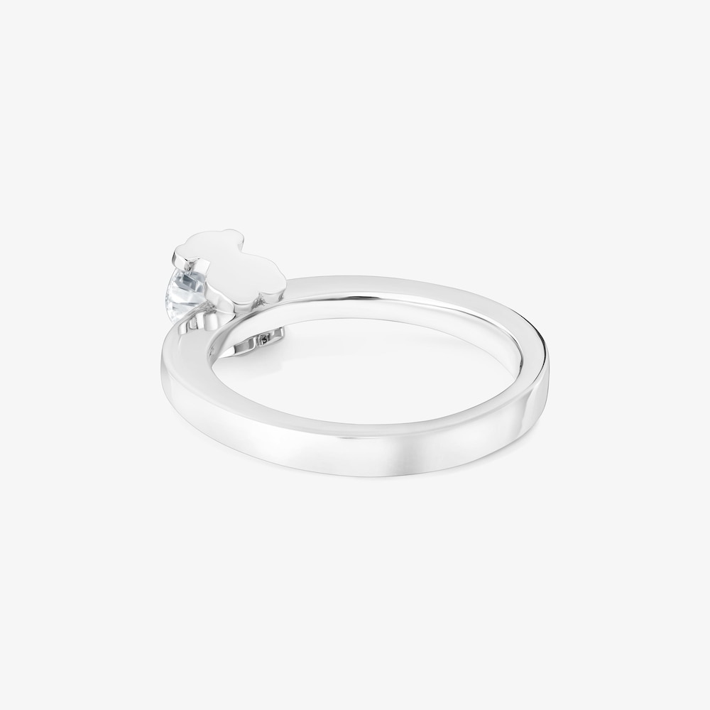 Anillo solitario de platino con diamante creado en laboratorio 0,50 ct Sweet Diamonds LGD