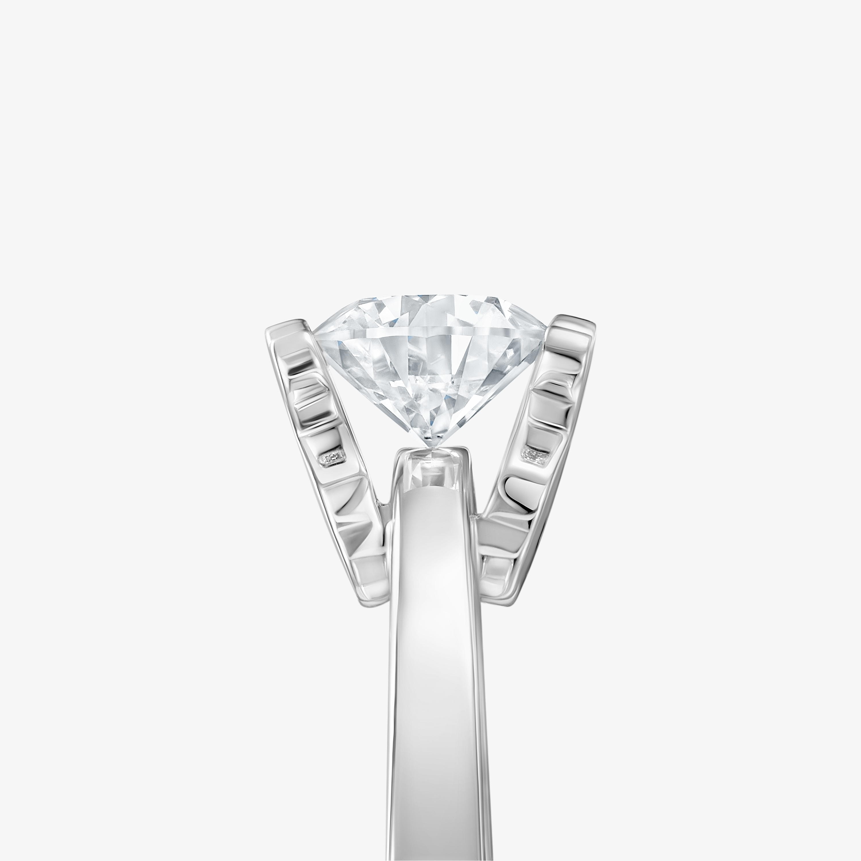 Platinum solitaire Ring with 0.50ct lab-grown diamond TOUS Sweet Diamonds LGD