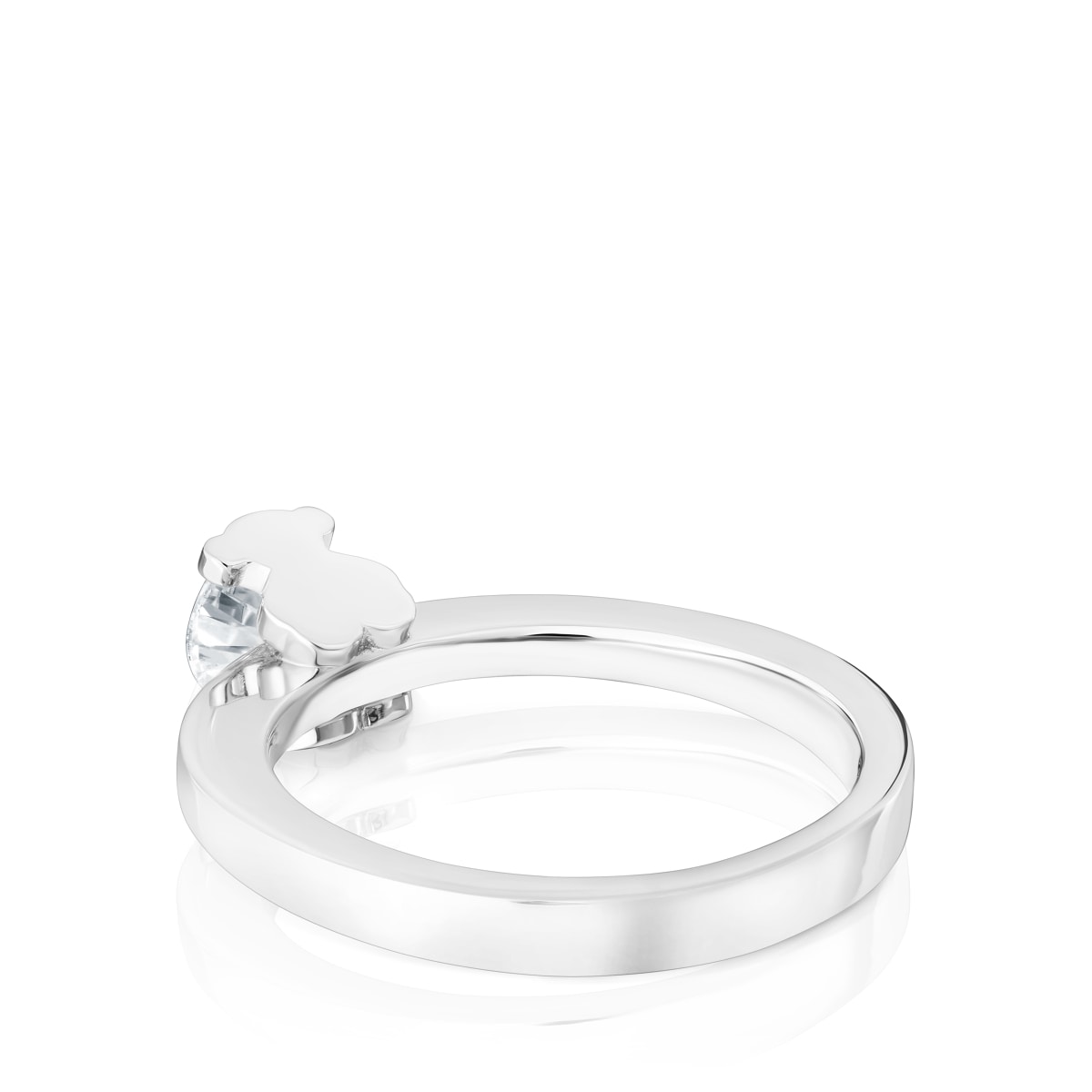 Platinum solitaire Ring with 0,50ct lab-grown diamond TOUS Sweet Diamonds LGD