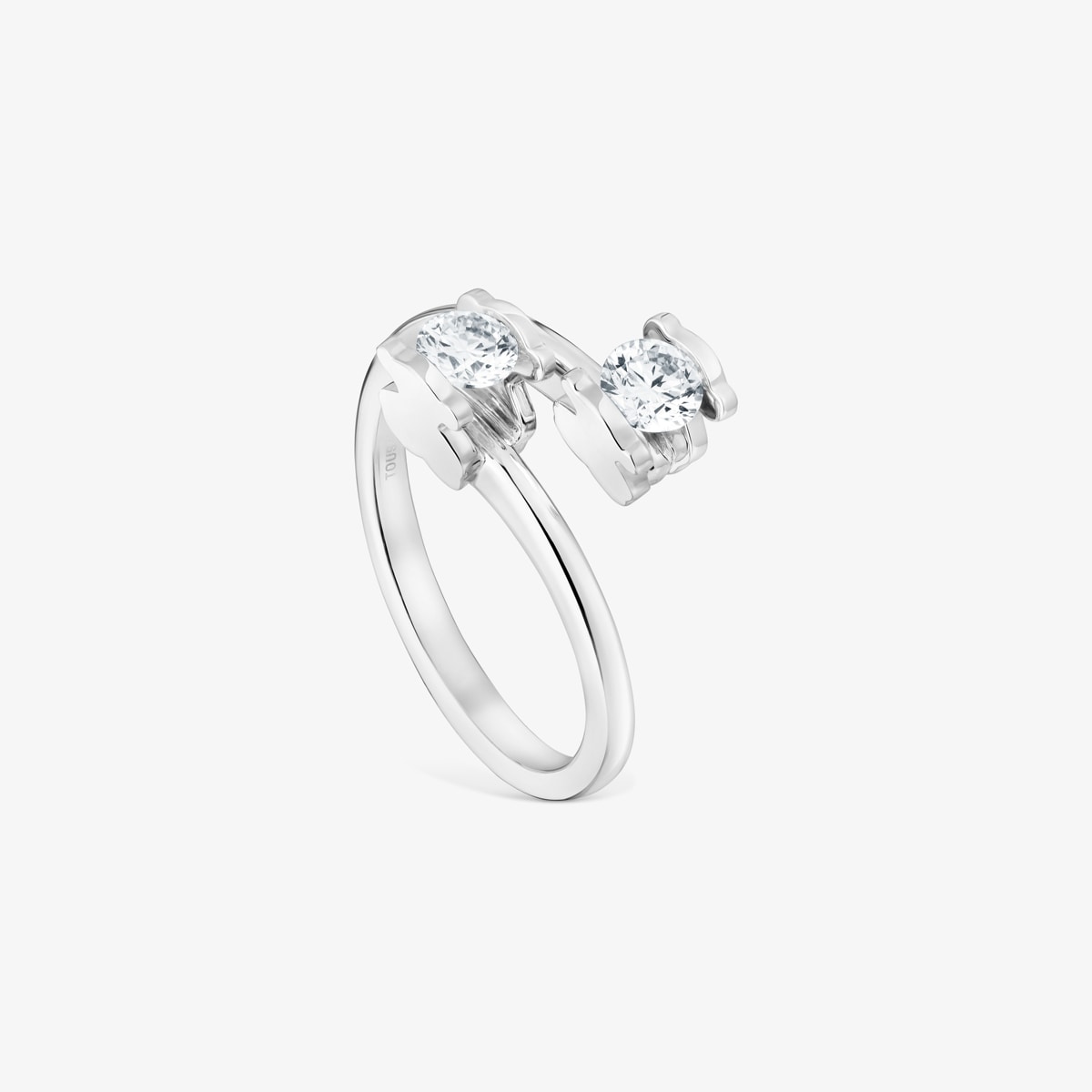 Tous - Anillo Solitario De Platino Con Diamantes Creados En Laboratorio 0,50 Ct Sweet Diamonds Lgd Talla 15