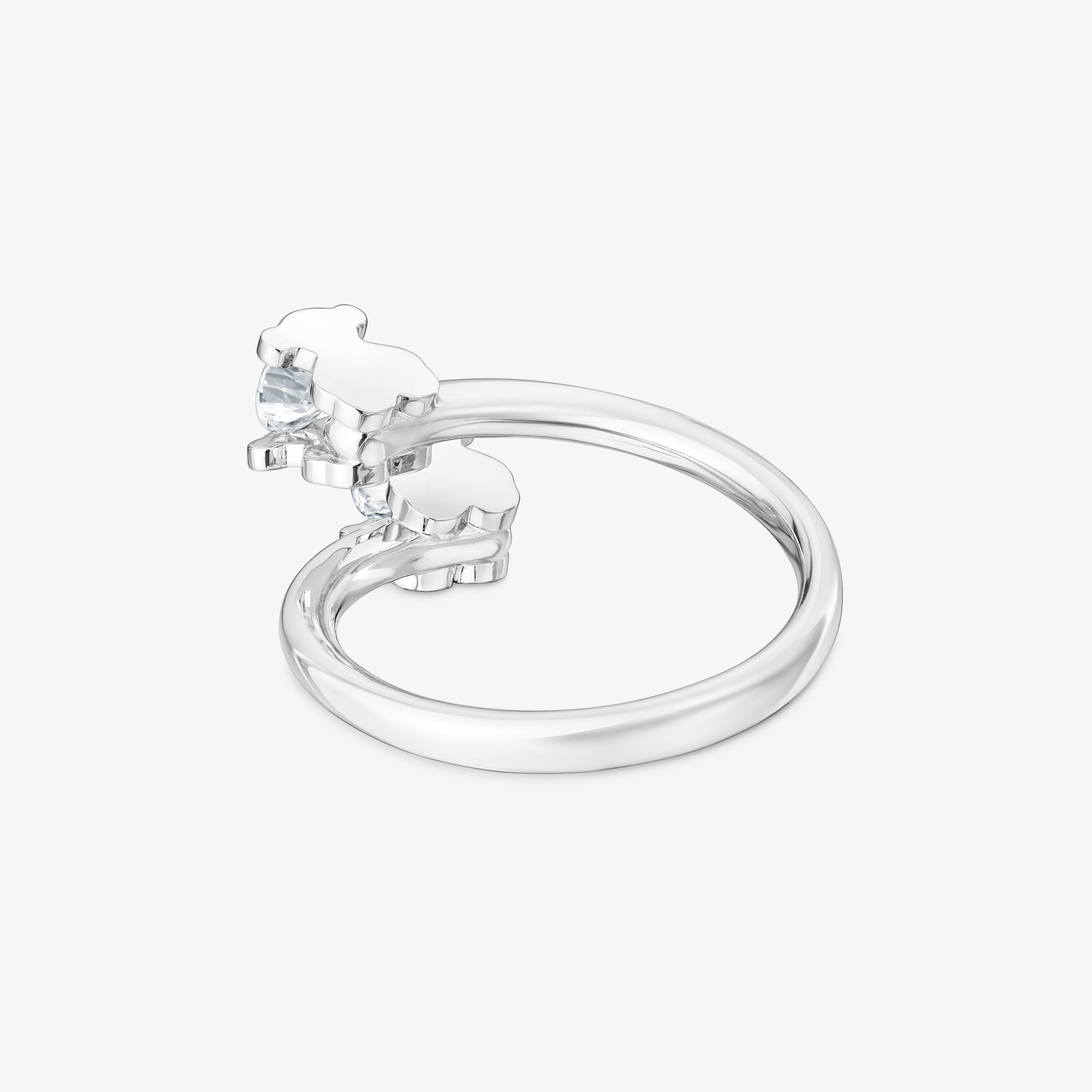 Platinum solitaire Ring with 0.50ct lab-grown Diamonds TOUS Sweet LGD