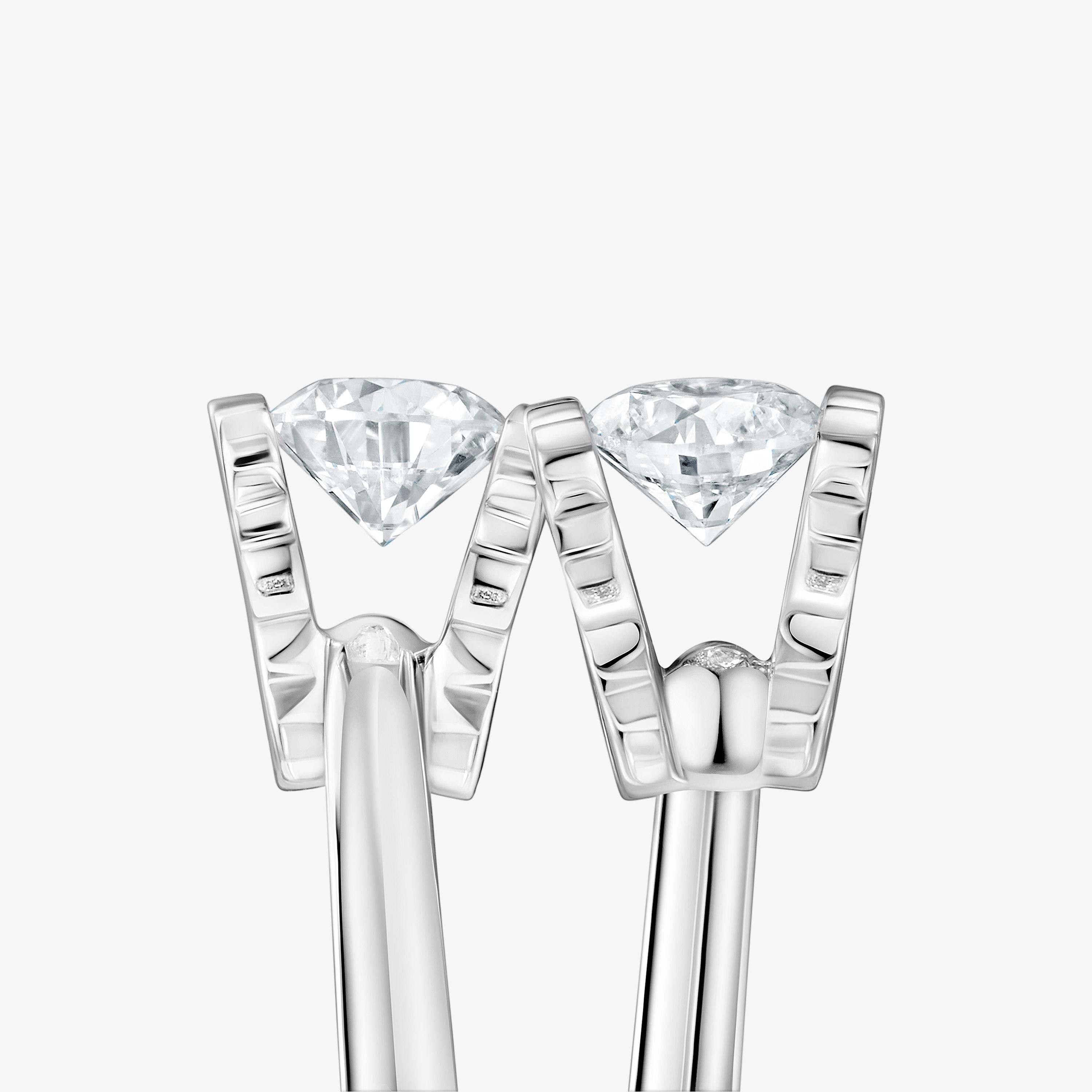 Platinum solitaire Ring with 0.50ct lab-grown Diamonds TOUS Sweet LGD