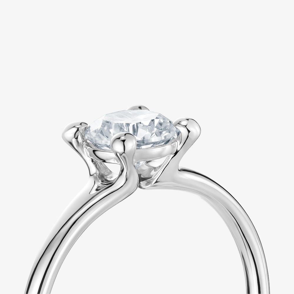 Samostatn&yacute; platinov&yacute; Prsteň s 0,70&nbsp;kt syntetick&yacute;m diamantom TOUS Shine LGD