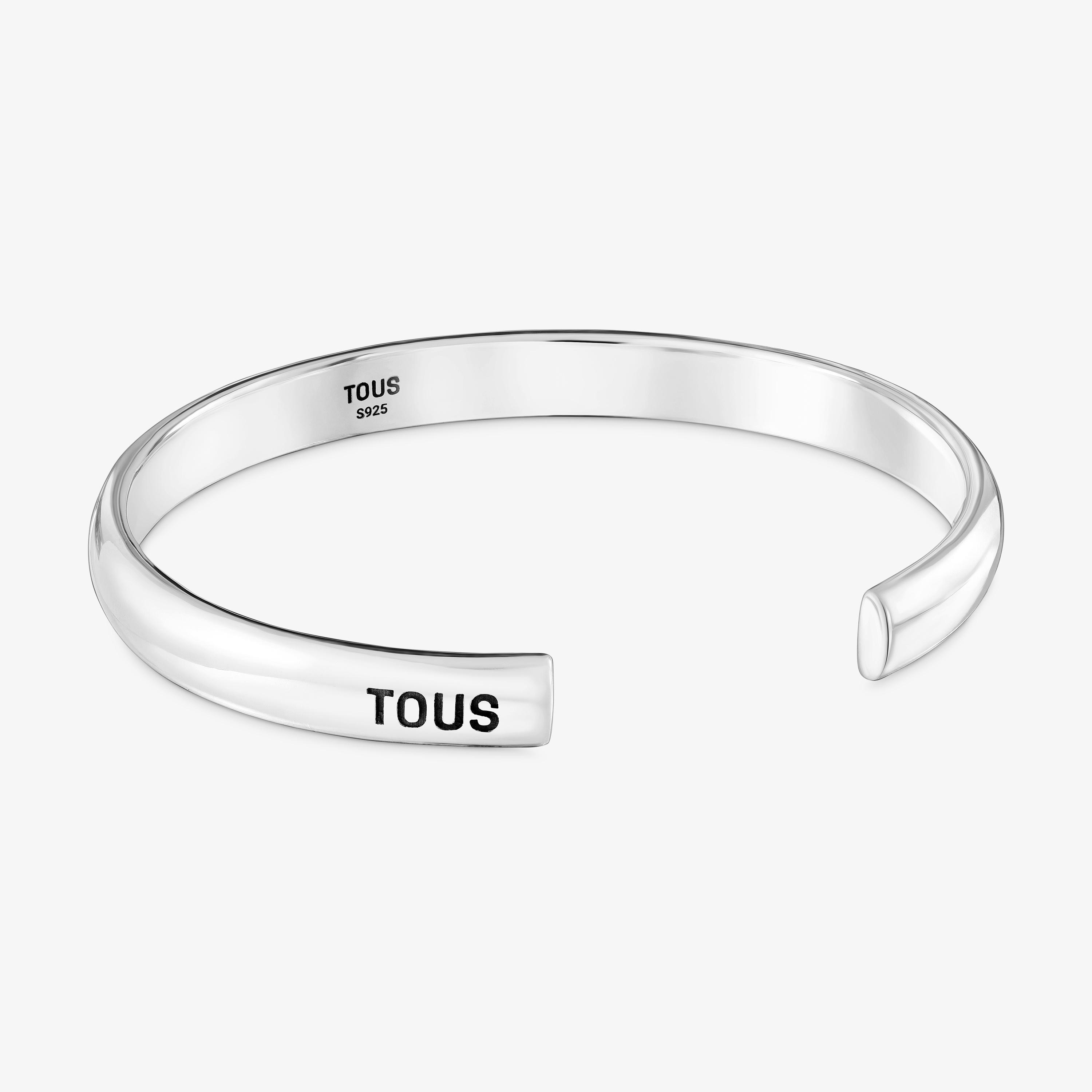 Aged silver Bangle TOUS Man