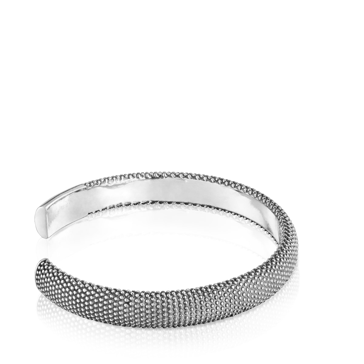 Aged silver textured Bangle TOUS Man