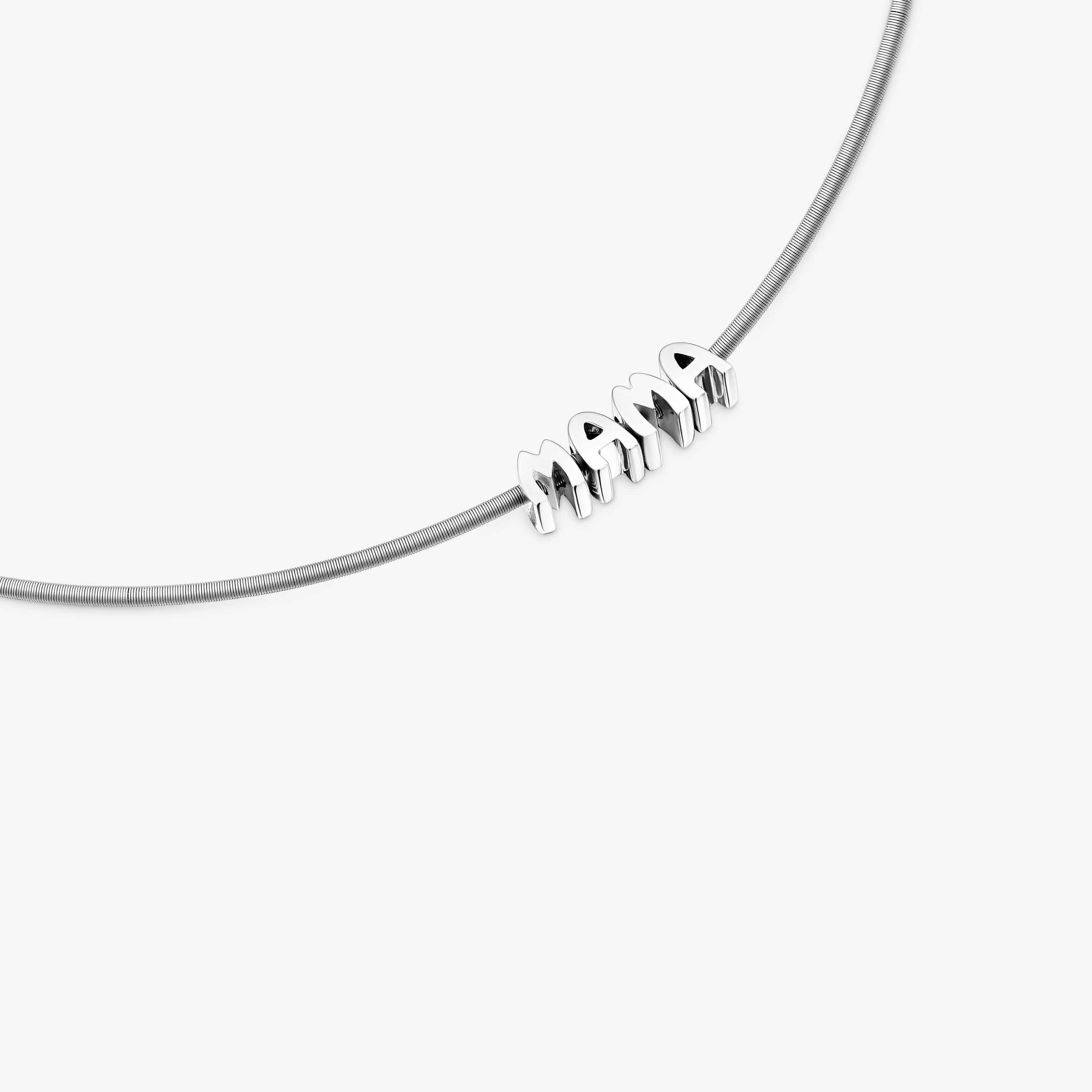 Steel and silver Necklace in Silver TOUS Mama