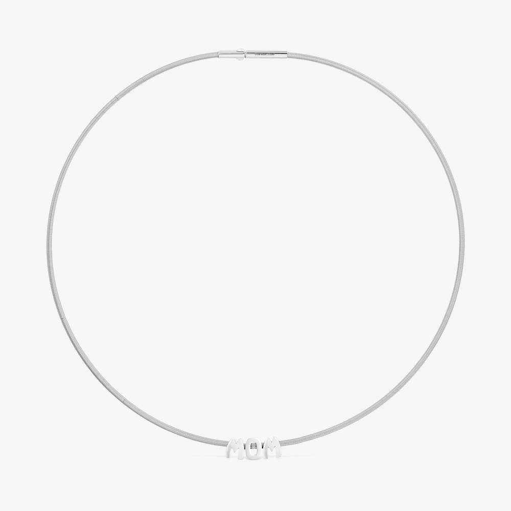 Colar curto em a&ccedil;o e prata TOUS&nbsp;Mom