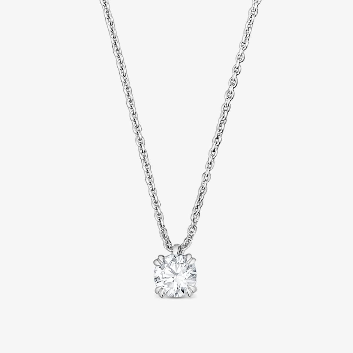 Tous - Gargantilla De Platino Con Diamante Talla Brillante Creado En Laboratorio 0,25 Ct Tous Essentials Lgd - Transparente