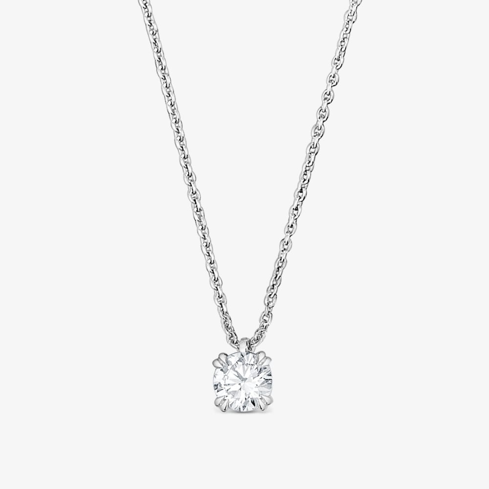 Gargantilla de platino con diamante talla brillante creado en laboratorio 0,25 ct TOUS Essentials LGD