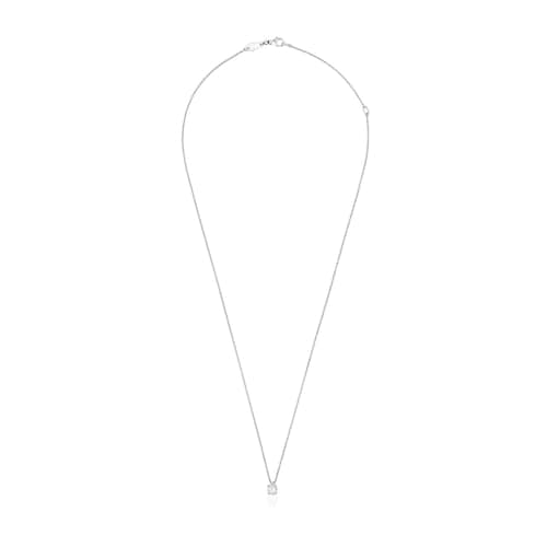 Gargantilha em platina com diamante corte brilhante criado em laboratório 0,25 ct TOUS Essentials LGD