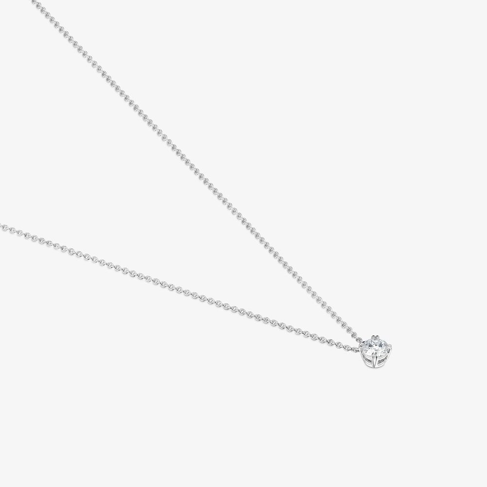 Gargantilla de platino con diamante talla brillante creado en laboratorio 0,25 ct TOUS Essentials LGD