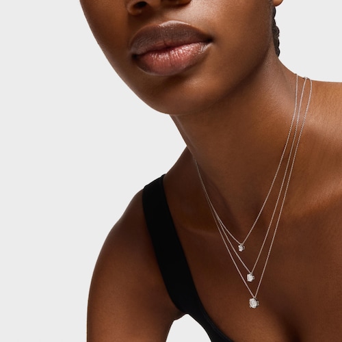 Gargantilha em platina com diamante corte brilhante criado em laboratório 0,25 ct TOUS Essentials LGD