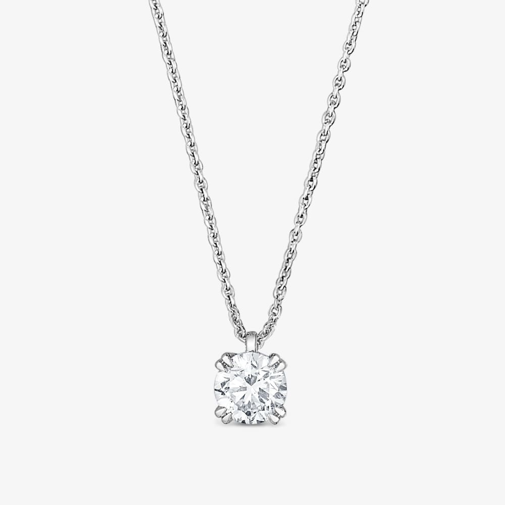 Gargantilla de platino con diamante talla brillante creado en laboratorio 0,50 ct TOUS Essentials LGD