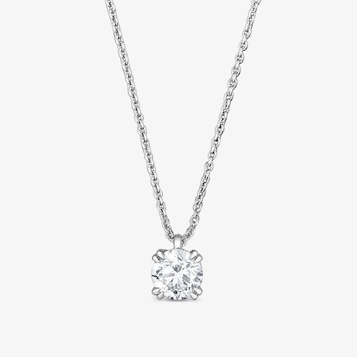 Gargantilla de platino con diamante talla brillante creado en laboratorio 0,50 ct TOUS Essentials LGD