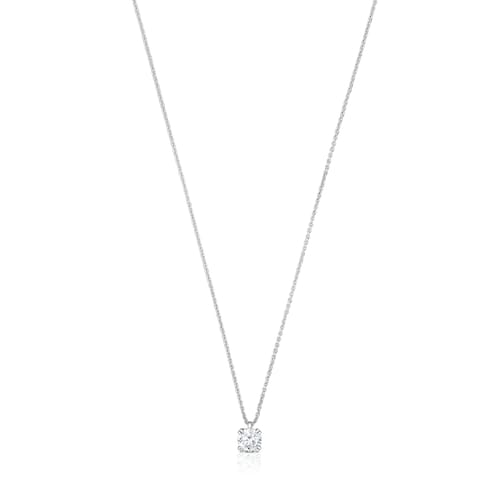 Gargantilha em platina com diamante corte brilhante criado em laboratório 0,50 ct TOUS Essentials LGD