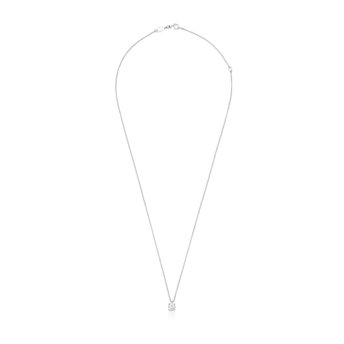 Gargantilha em platina com diamante corte brilhante criado em laboratório 0,50 ct TOUS Essentials LGD