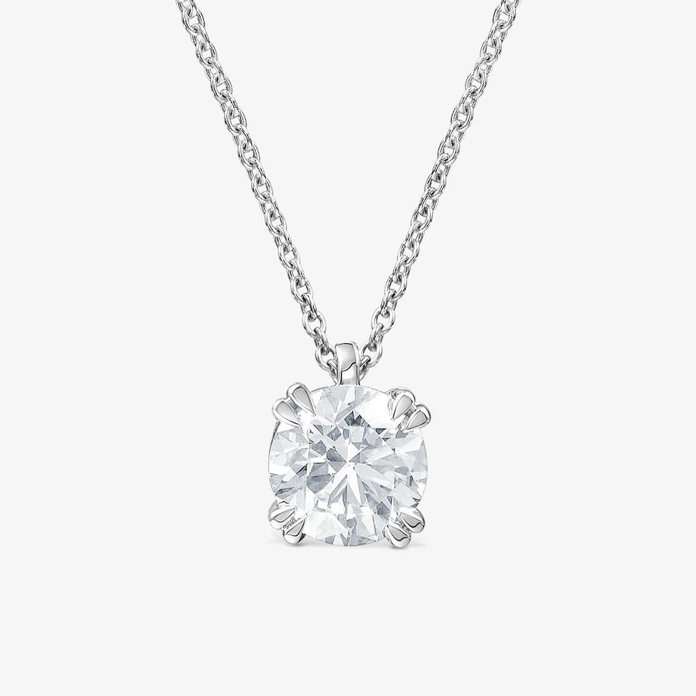 Gargantilla de platino con diamante talla brillante creado en laboratorio 0,50 ct TOUS Essentials LGD