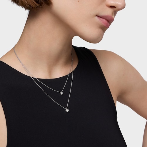 Gargantilha em platina com diamante corte brilhante criado em laboratório 0,50 ct TOUS Essentials LGD