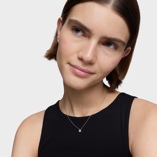 Gargantilha em platina com diamante corte brilhante criado em laboratório 0,50 ct TOUS Essentials LGD