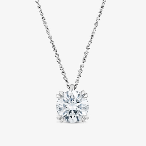 Gargantilla de platino con diamante talla brillante creado en laboratorio 2,00 ct TOUS Essentials LGD image number 0