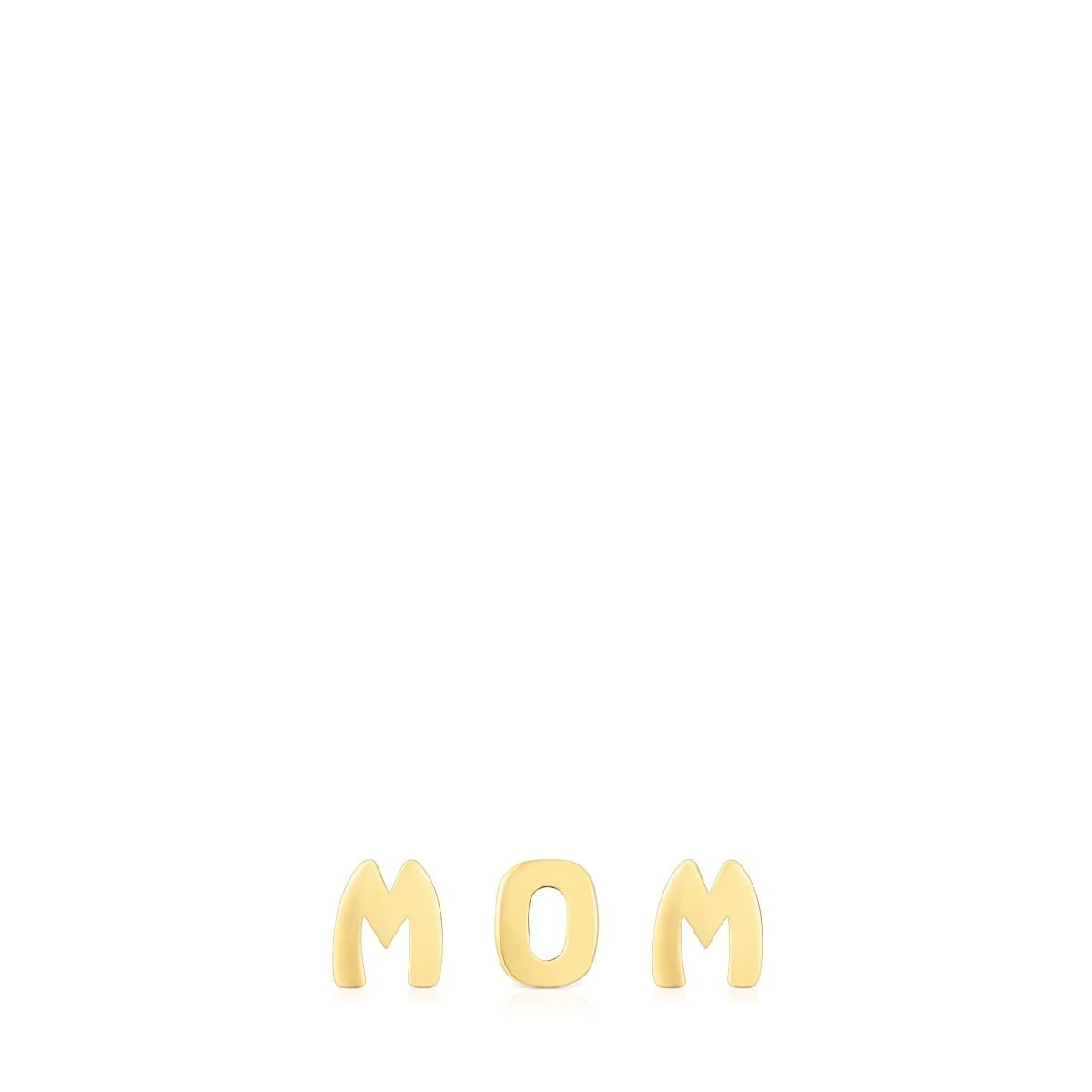 18kt gold plating over silver pack of Charms TOUS Mom