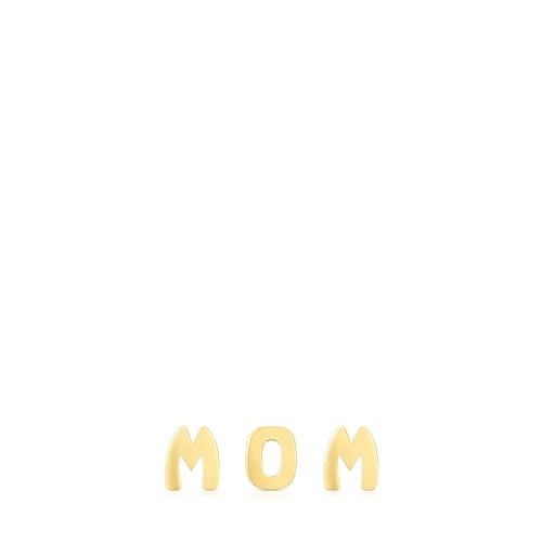 Pack charms TOUS Mom con baño de oro 18 kt sobre plata