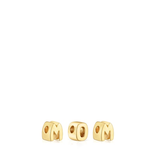 Pack charms TOUS Mom con baño de oro 18 kt sobre plata