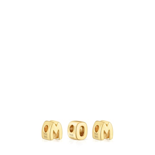 Pack charms TOUS Mom con baño de oro 18 kt sobre plata
