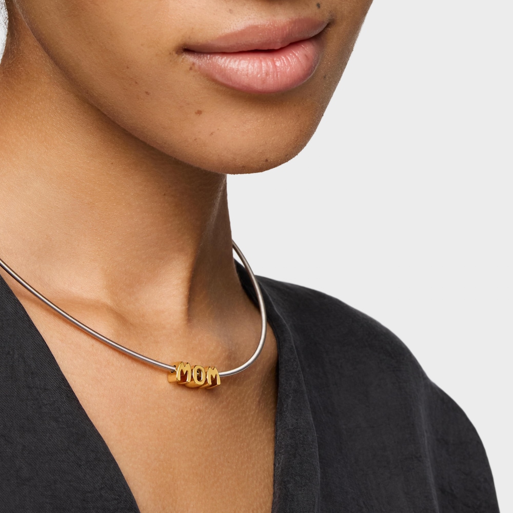 Pack charms TOUS Mom con ba&ntilde;o de oro 18&nbsp;kt sobre plata