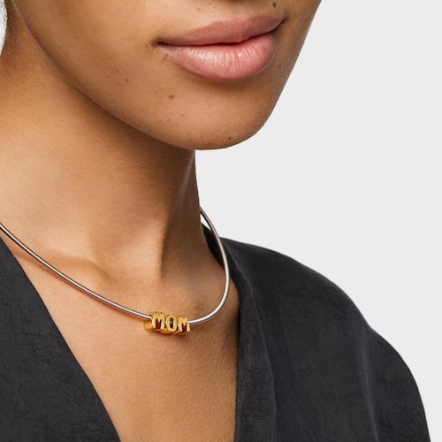 Pack charms TOUS Mom con baño de oro 18 kt sobre plata