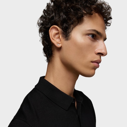 Platinové Náušnice s 0,50 kt syntetickými diamantmi TOUS Essentials LGD