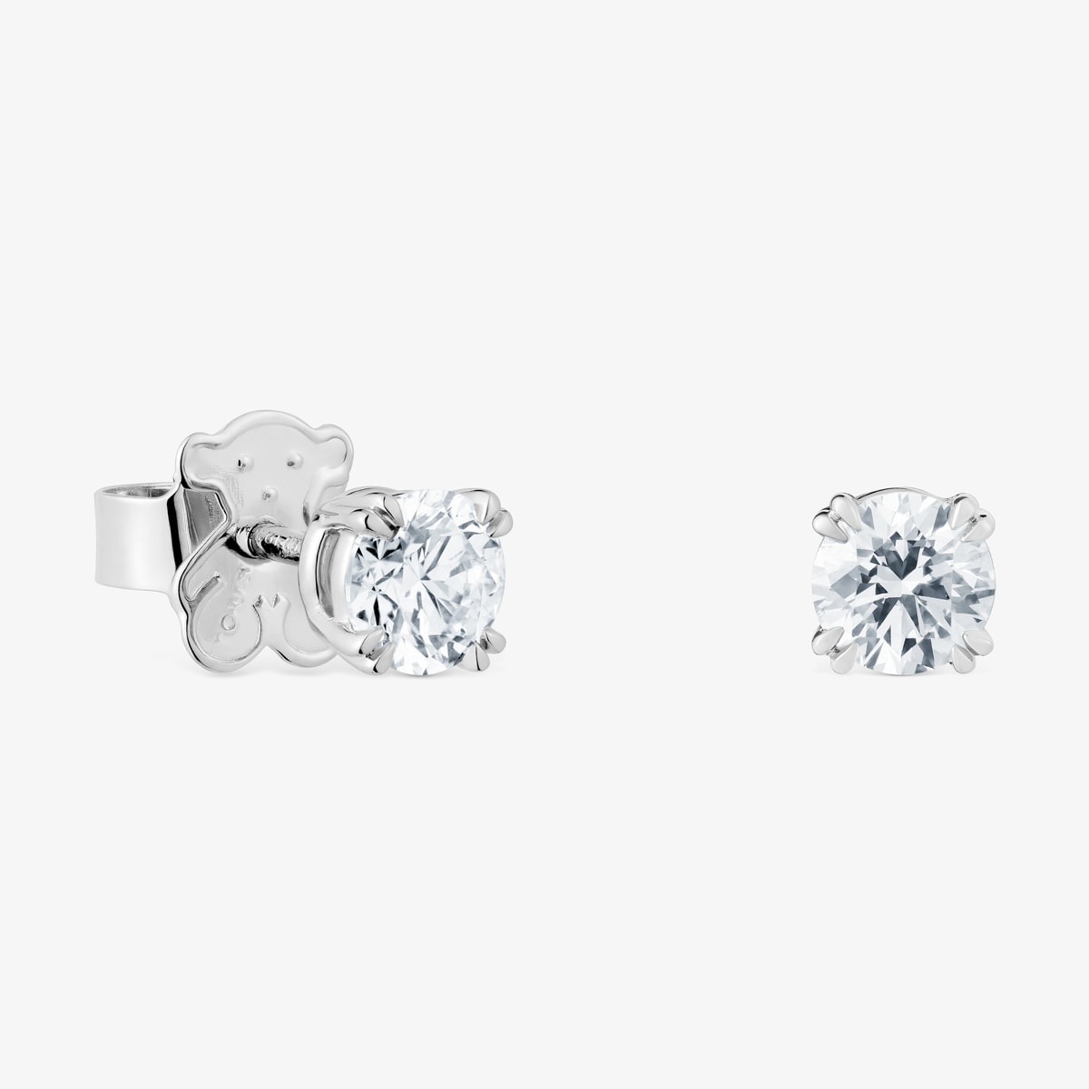 Tous - Pendientes De Platino Con Diamantes Creados En Laboratorio 1,00 Ct Tous Essentials Lgd - Transparente