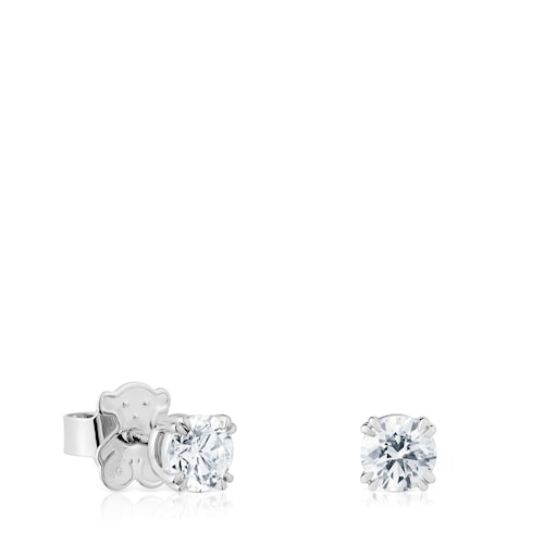 Pendientes de platino con diamantes creados en laboratorio 1,00 ct TOUS Essentials LGD