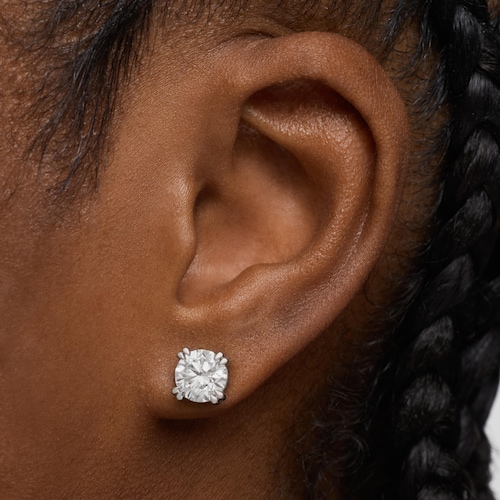 Brincos em platina com diamantes criados em laboratório 3,00 ct TOUS Essentials LGD