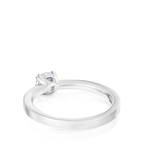 Anillo solitario de platino con diamante creado en laboratorio 0,50 ct TOUS Essentials LGD