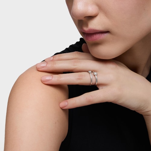 Anillo solitario de platino con diamante creado en laboratorio 0,25 ct TOUS Essentials LGD