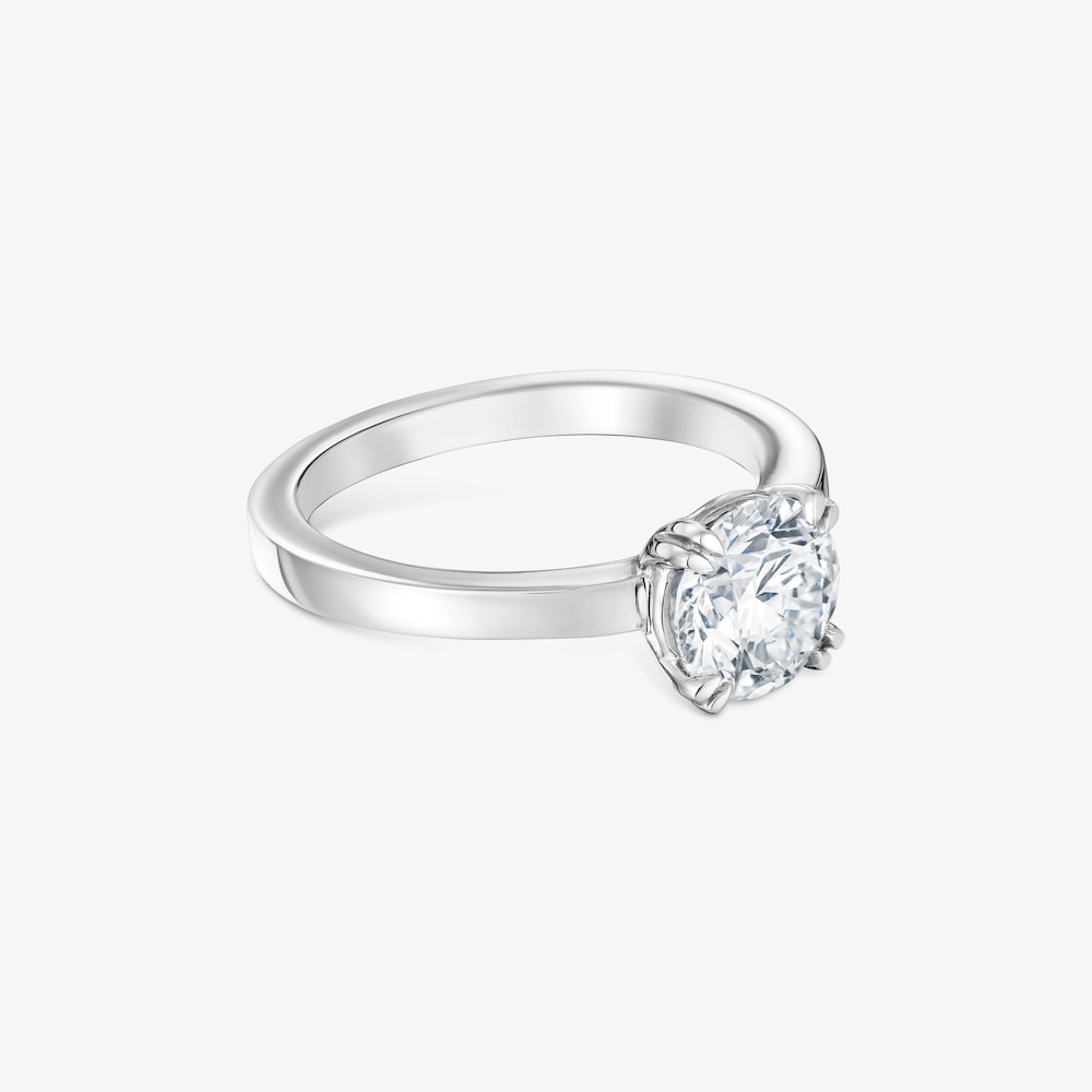 Samostatn&yacute; platinov&yacute; Prsteň s 1,50&nbsp;kt syntetick&yacute;m diamantom TOUS Essentials LGD