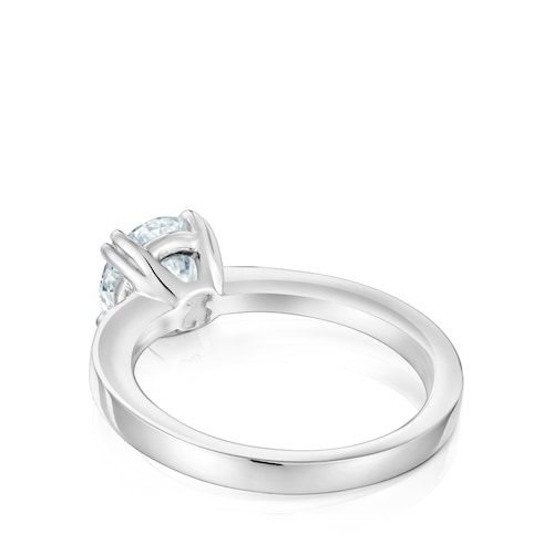 Anillo solitario de platino con diamante creado en laboratorio 1,50 ct TOUS Essentials LGD