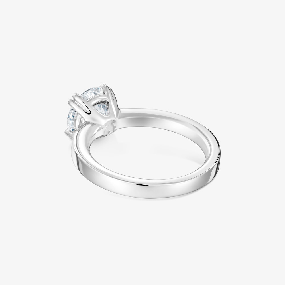 Samostatn&yacute; platinov&yacute; Prsteň s 2,00&nbsp;kt syntetick&yacute;m diamantom TOUS Essentials LGD