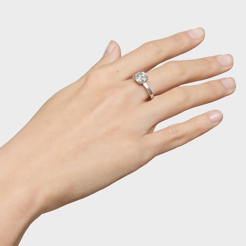Anillo solitario de platino con diamante creado en laboratorio 2,00 ct TOUS Essentials LGD