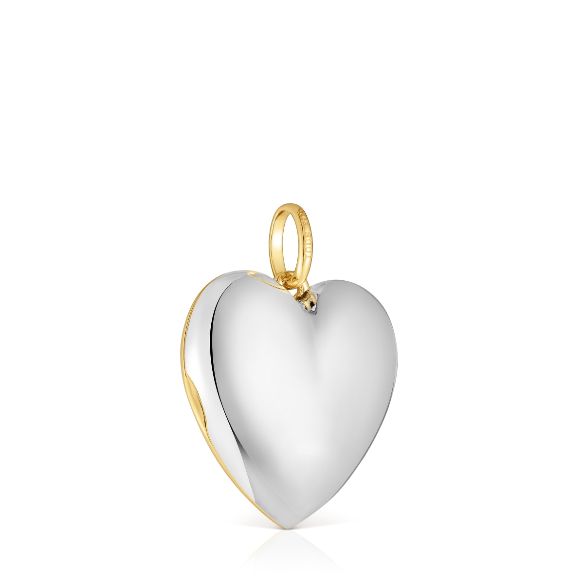 Colgante corazón bicolor Medallions