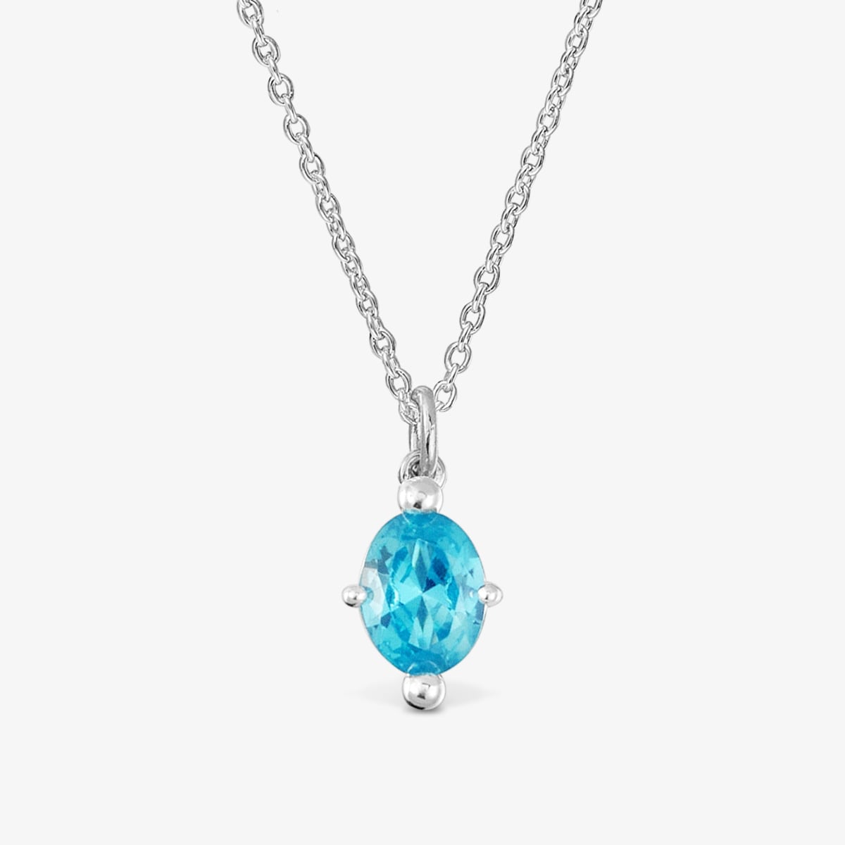 Tous - Collar Corto Motivo Oso De Plata Y Zafiro Azul Creado En Laboratorio Bold Bear Lgg - Azul