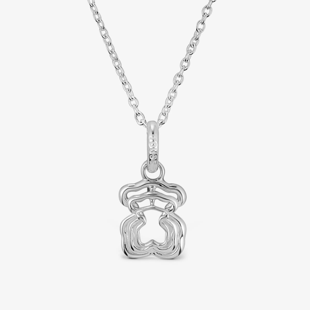 Tous - Collar Triple Oso De Plata Bickie - Plateado