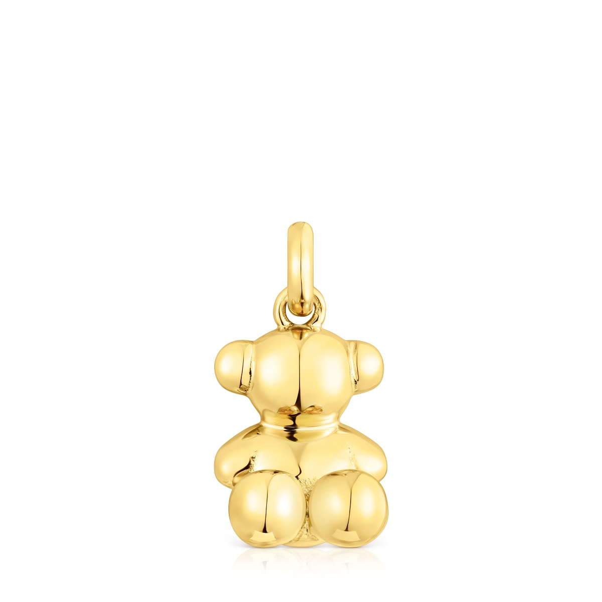 Tous - Colgante Oso Mediano Con Baño De Oro 18 Kt Sobre Plata Bold Bear - Dorado