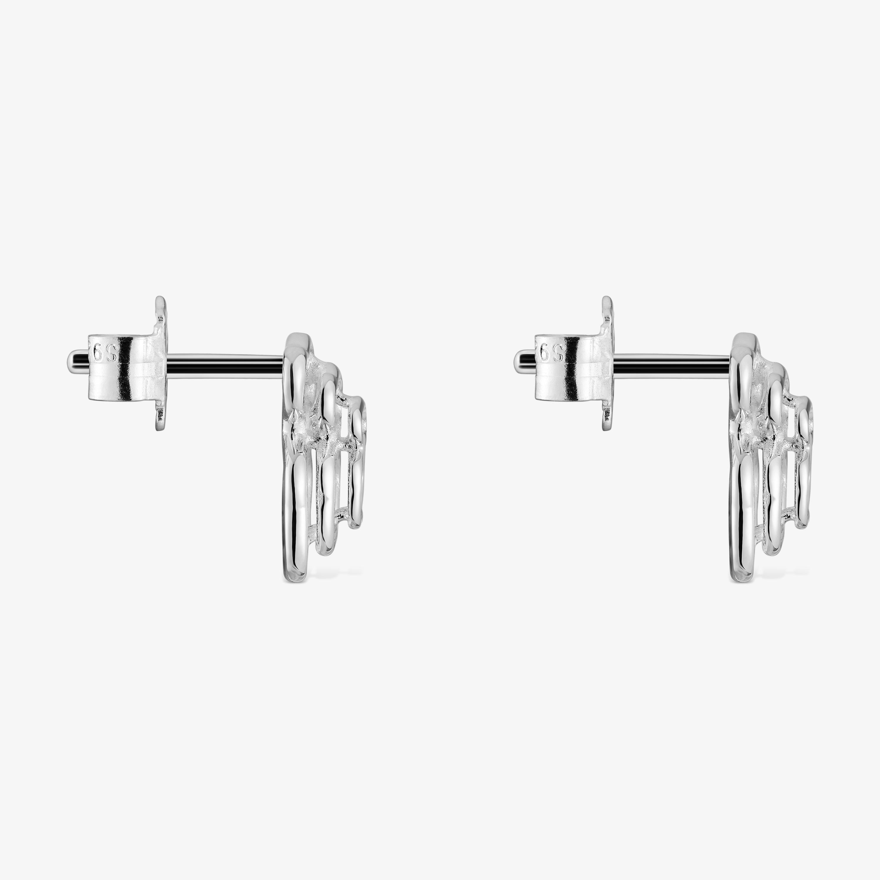 Bickie silver bear Earrings