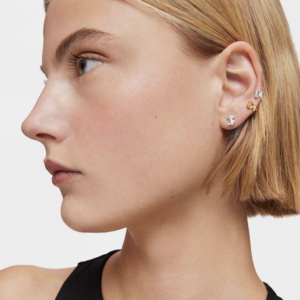 Orecchini in argento da 7,2&nbsp;mm Bold Bear