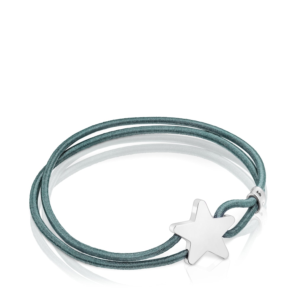 Pulsera elástica azul con estrella de plata Sweet Dolls Pulsera elástica azul con estrella de plata Sweet Dolls
