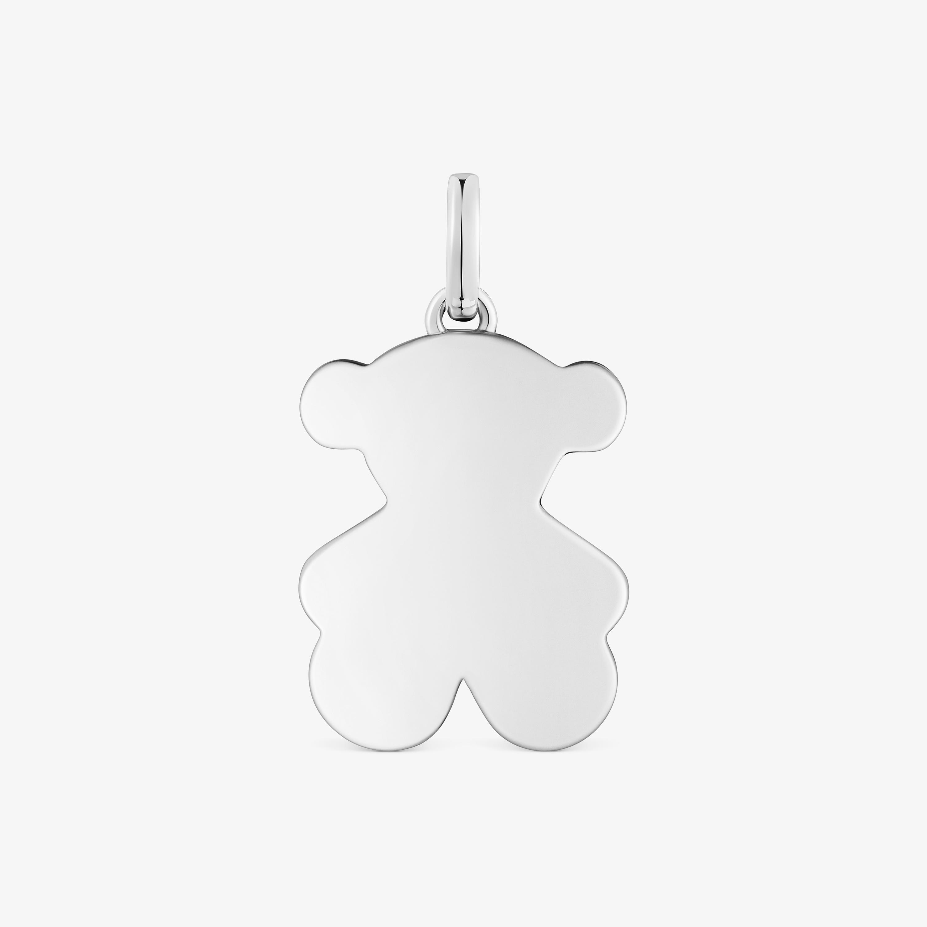 Medium 22mm silver bear Pendant Sweet Dolls