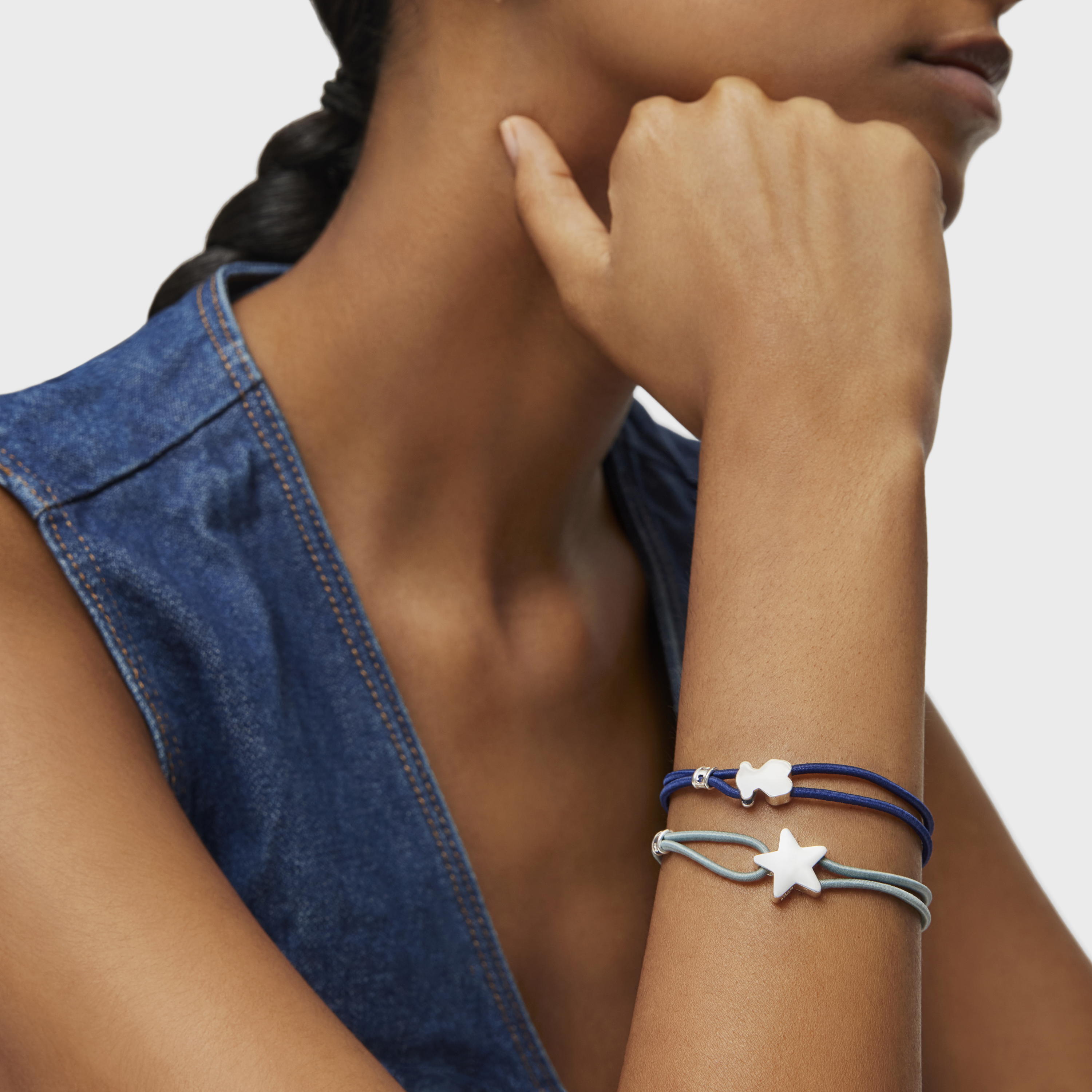 Blue Sweet Dolls Elastic Bracelet