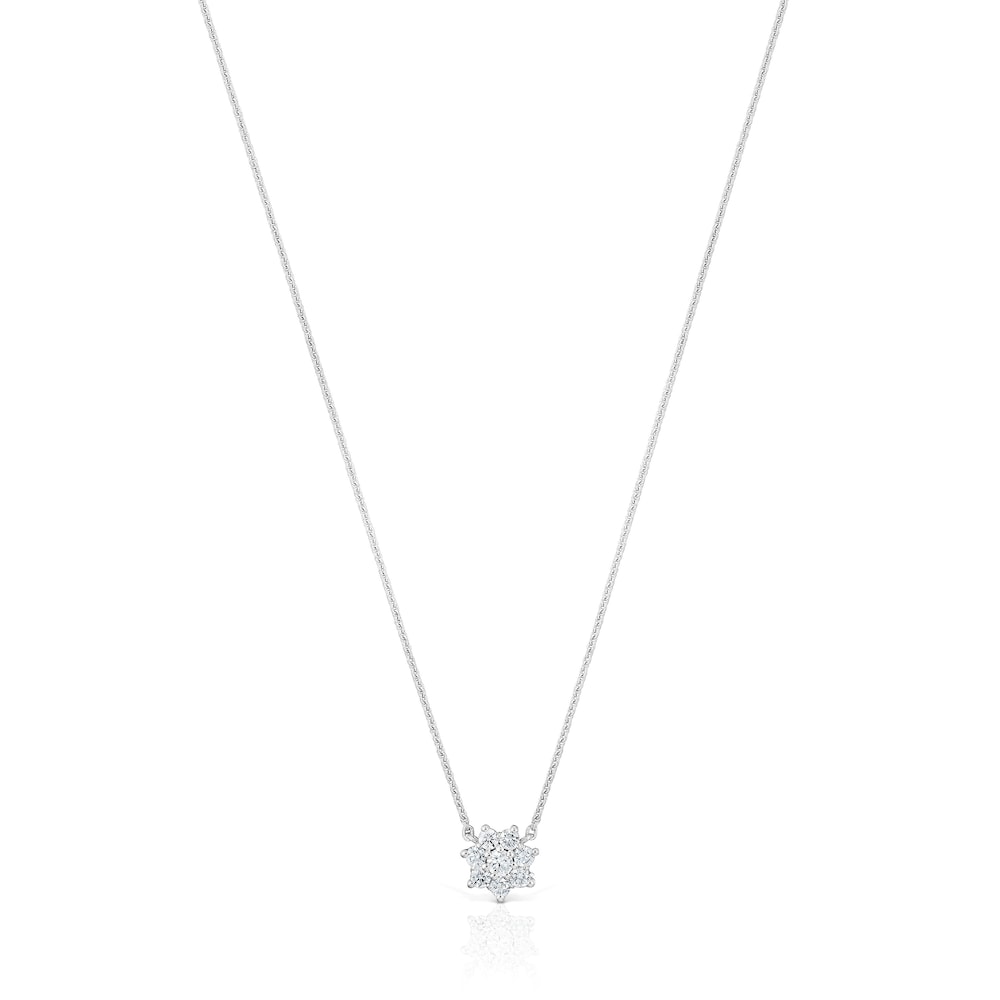 White gold Choker with diamond Daisy White gold Choker with diamond Daisy